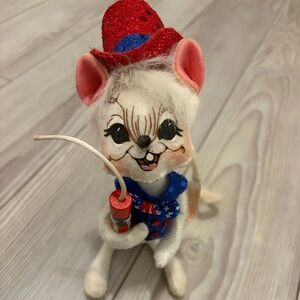 Annalee “Patriotic Mouse” with Firecracker 🧨